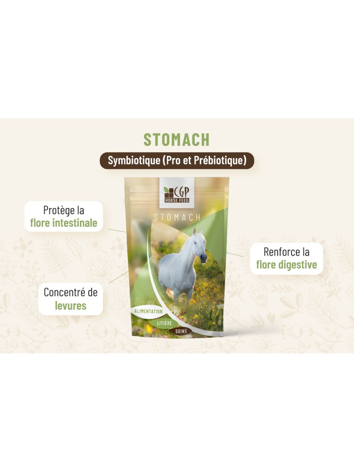 COMPLEMENTS PRO ET PREBIOTIQUES "STOMACH" 3KG