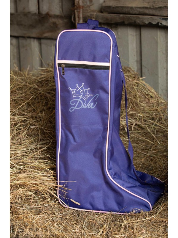 SAC A BOTTE D'EQUITATION "DIVA" VIOLET