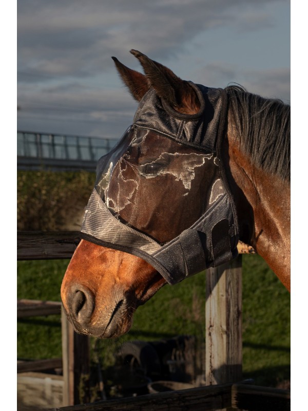 MASQUES ANTIMOUCHES SANS OREILLES "FLYSHIELD" HARRY'S HORSE