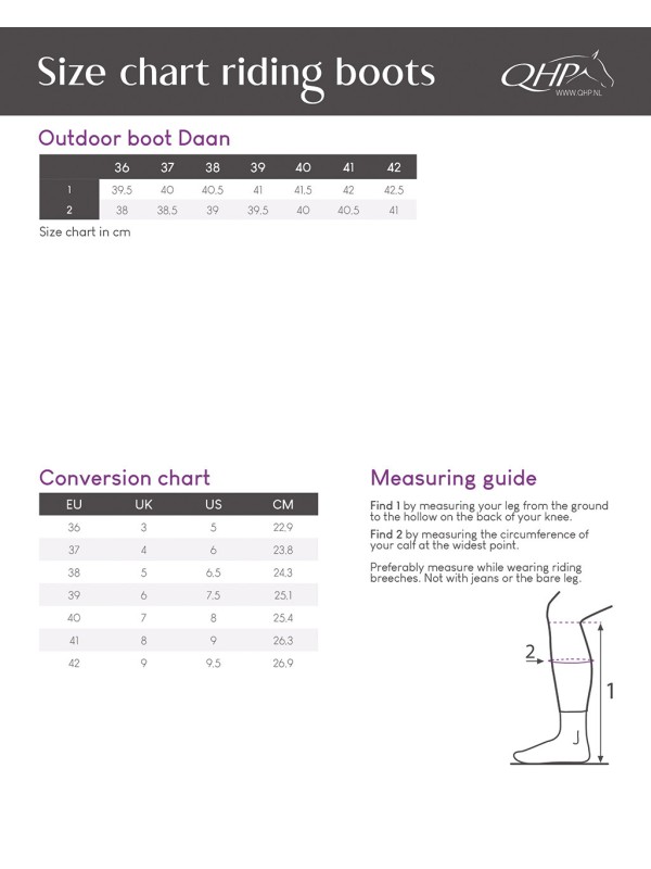BOTTES D'ECURIE EN CUIR " DAAN " QHP