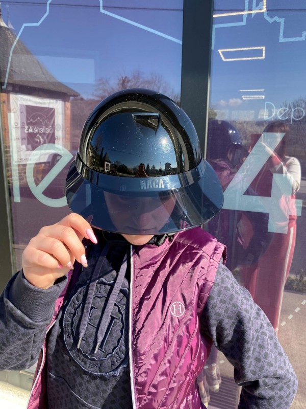 CASQUE D'EQUITATION "COMETE XP GLOW" NACA