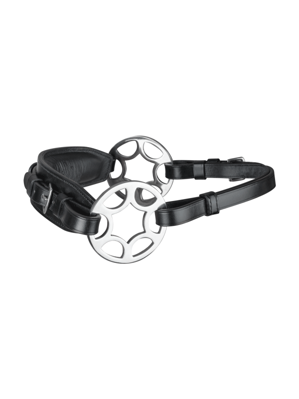 HACKAMORE EN CUIR "SENSITIVE A ROUE" CHEVAL WALDHAUSEN