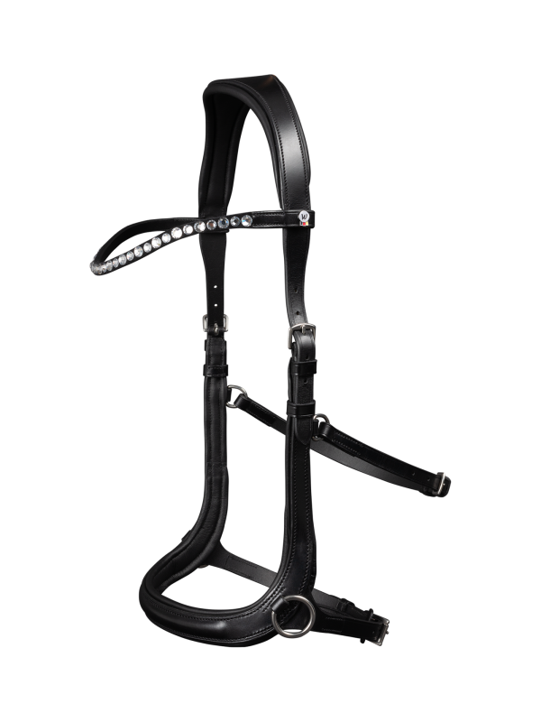 BRIDON SIDE PULL EN CUIR " X-LINE SENSATION " WALDHAUSEN