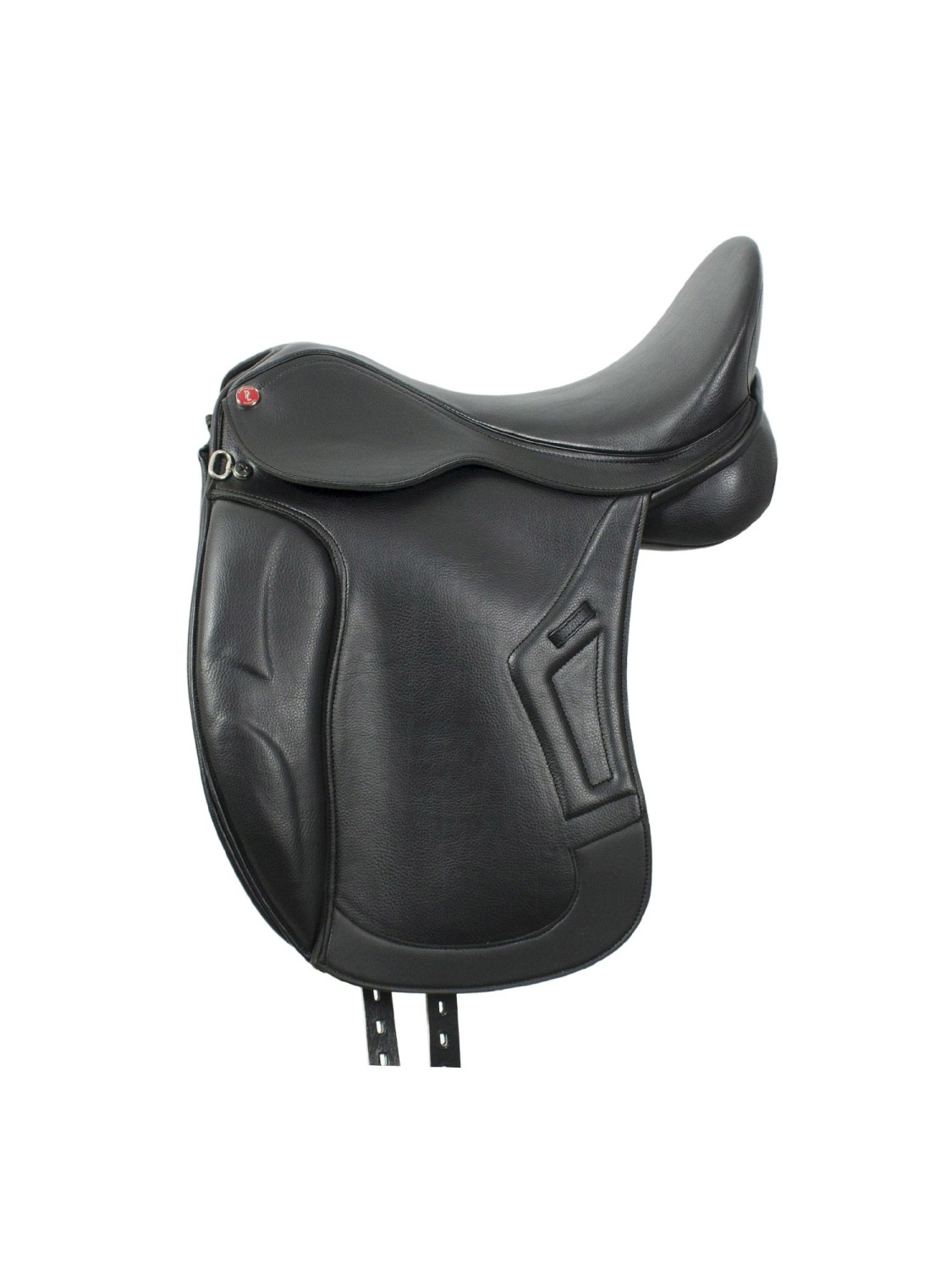 SELLE DE DRESSAGE SYNTHETIQUE, ARCADE INTERCHANGEABLE " BRINDISI PRO-LIGH "