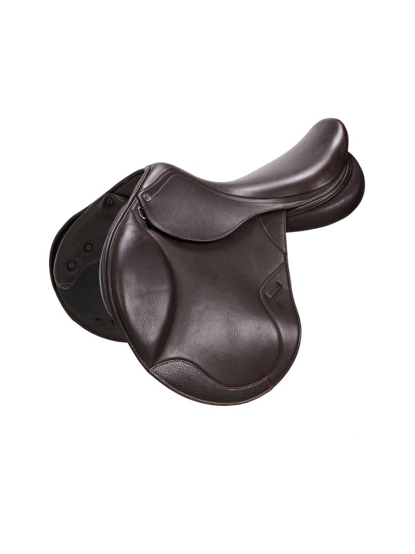 SELLE D'OBSTACLE EN CUIR " MEREDITH " EQUESTRO