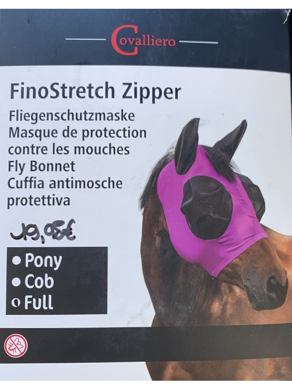 MASQUES ANTI-MOUCHES " FINO STRECH AVEC ZIP " COVALLIERO