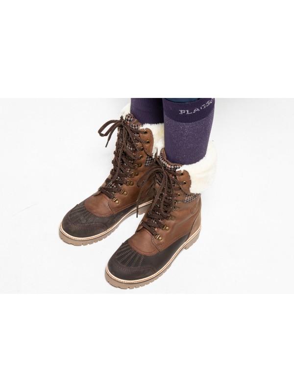 BOOTS D'ECURIE HIVER EN CUIR " SARKAK " FLAG&CUP