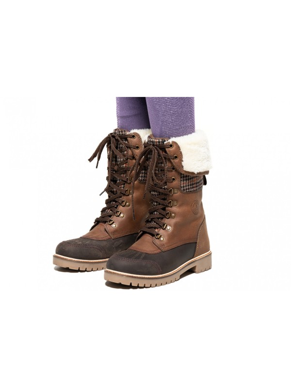 BOOTS D'ECURIE HIVER EN CUIR " SARKAK " FLAG&CUP