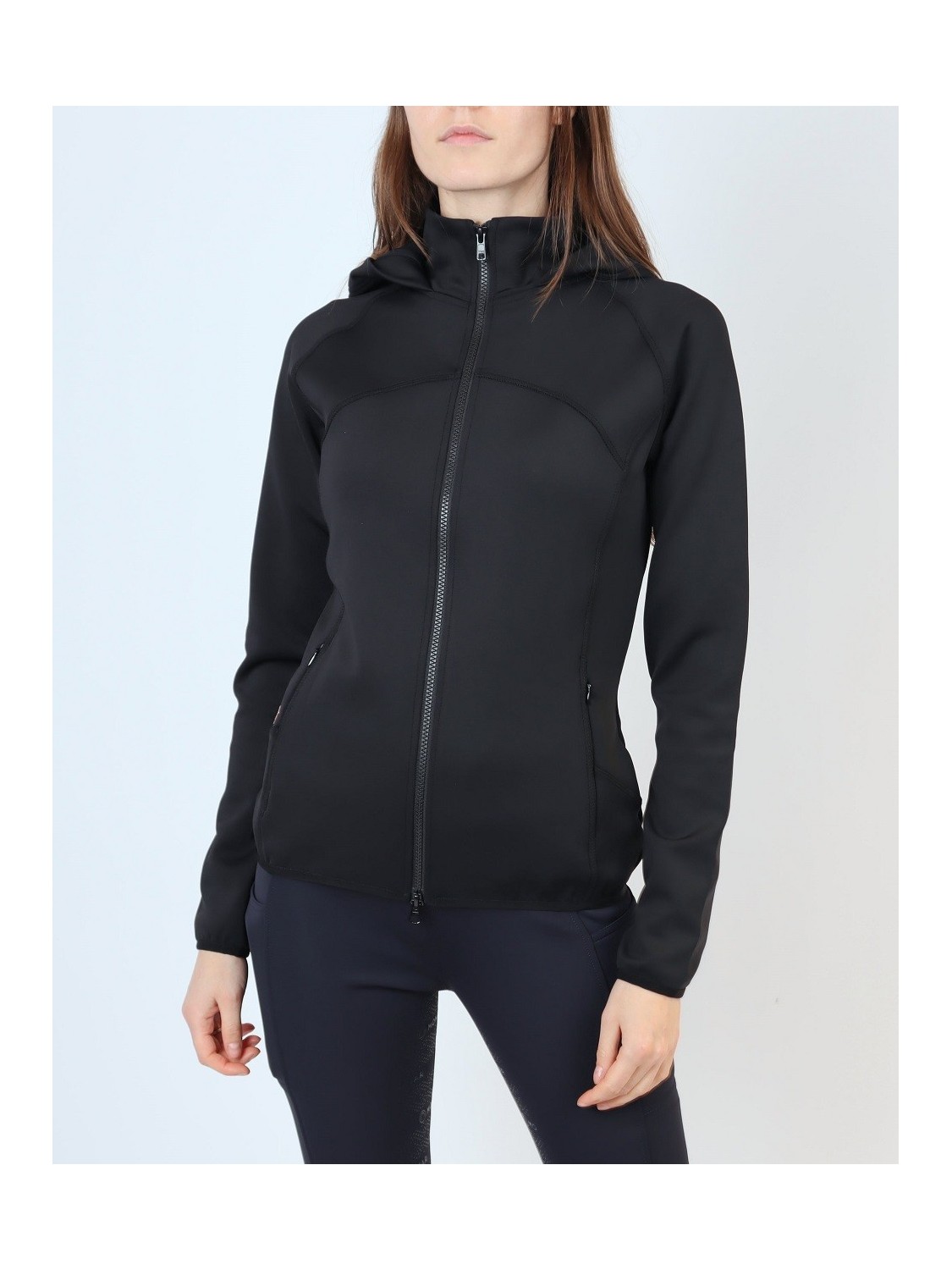 VESTE D'EQUITATION LIZA MONTAR ZIPPER HOODIE