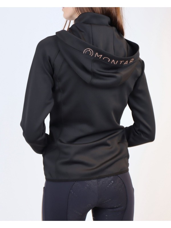 VESTE D'EQUITATION LIZA MONTAR ZIPPER HOODIE