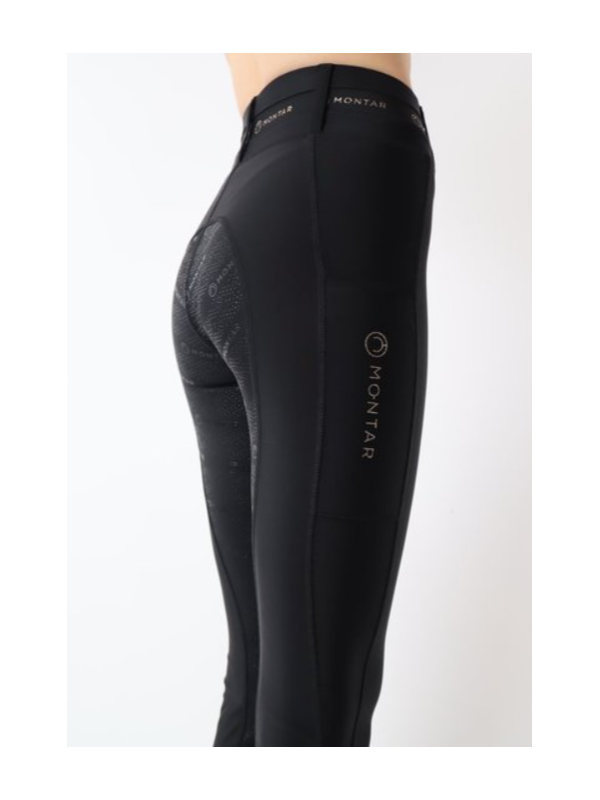 LEGGING D'EQUITATION "SHELBY" FULL GRIP MONTAR