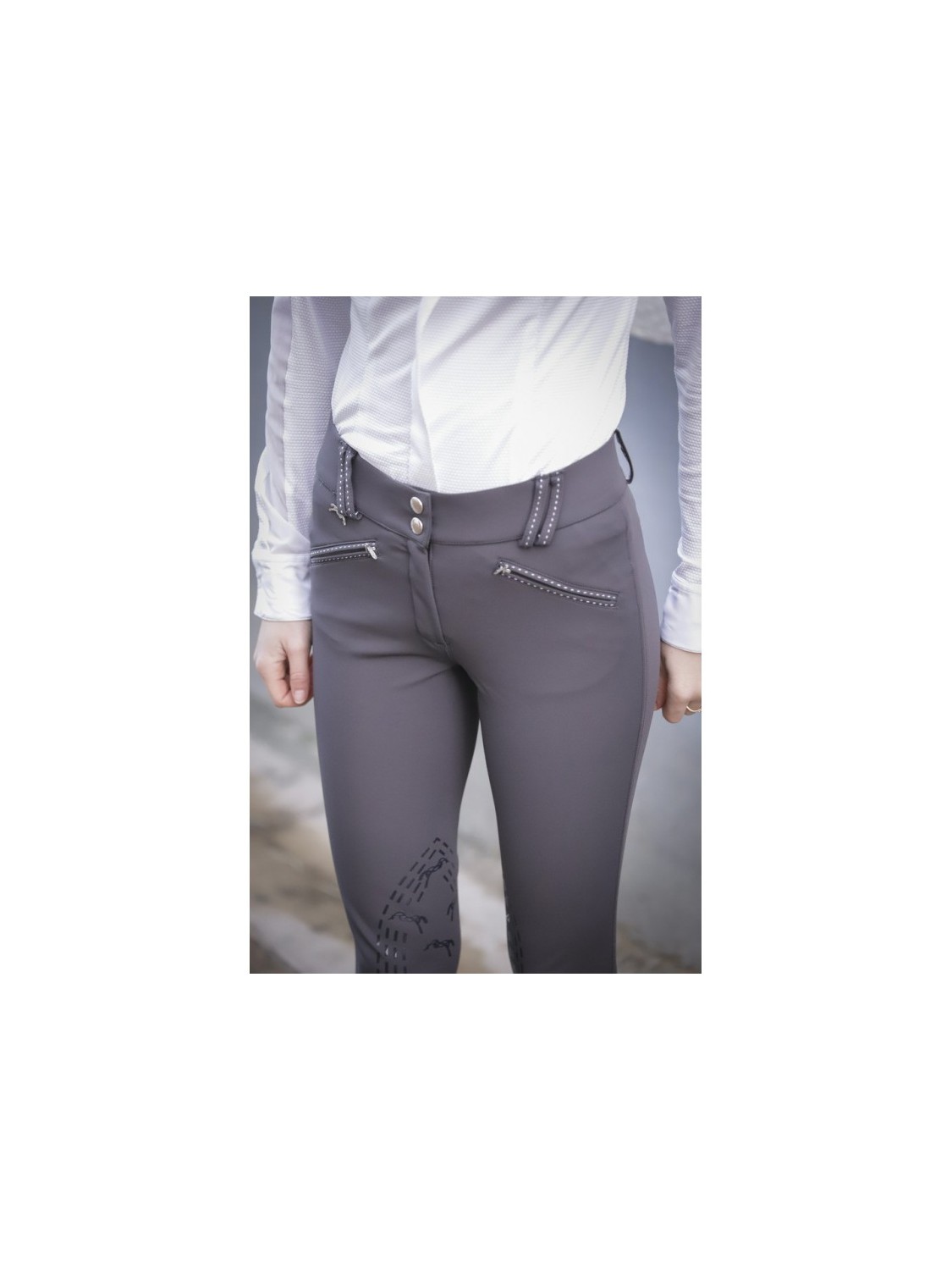 PANTALON PENELOPE "ROCKY" GRIP AU GENOU EQUITATION